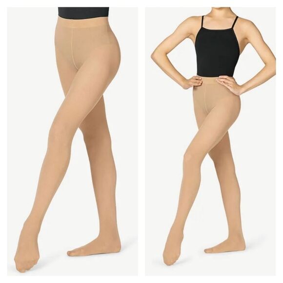 Natalie Kids Footed Ballet Dance Tights - Picture 7 of 9